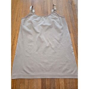 Spiritual Women L/XL Taupe Beige Seamless Adjustable Straps Shapewear Top